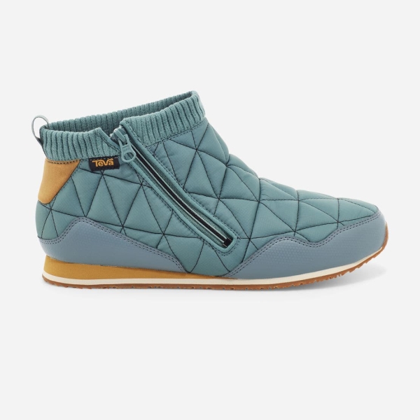 Hungary Teva Ember Mid - Férfi Slip On Kék - 564-QNGWK
